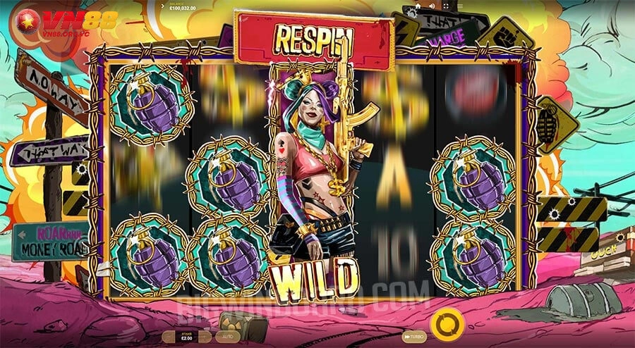 Các biểu tượng trong game Mayhem Slot VN88