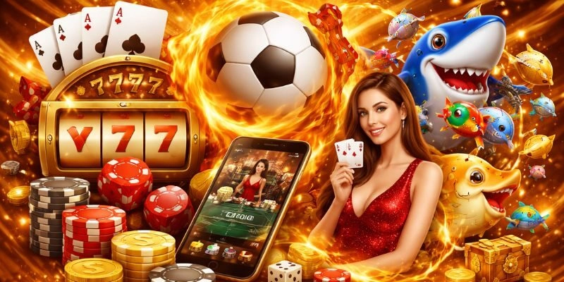 Kho game giải trí của VN88 đa dạng